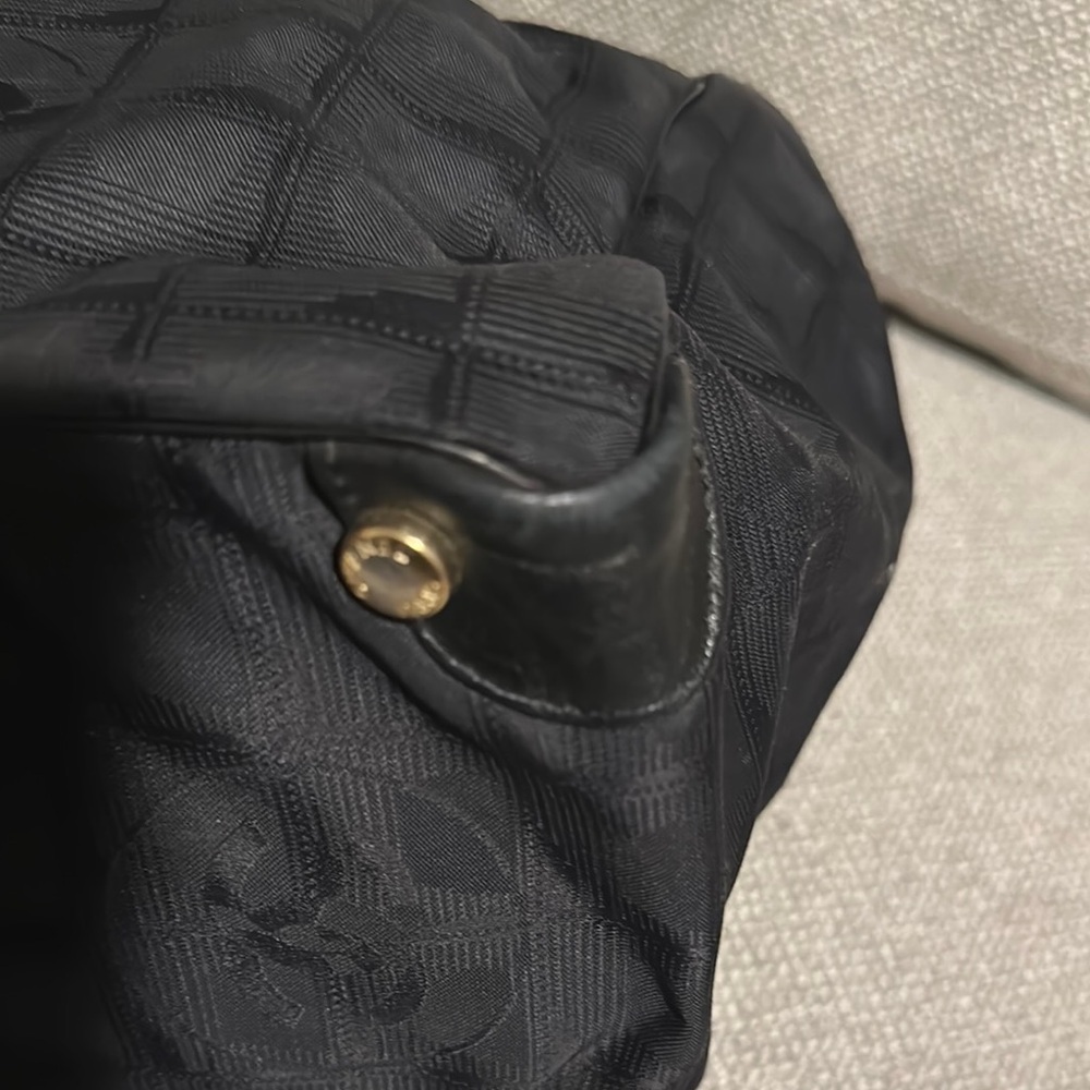 CHANEL Black Quilted Logo Travel Line Y2K Tote Bag - Picture 10 of 16